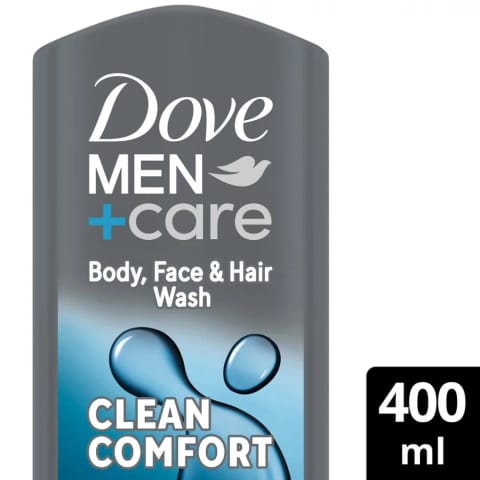 Dove Men +Care Clean Comfort مرطوبکننده شاور ژل 400 میل