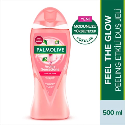 Palmolive Aroma Sensations ژل شستشوی بدن و حمام بازسازی کننده پوست Feel Glow 500 میلی‌لیتر