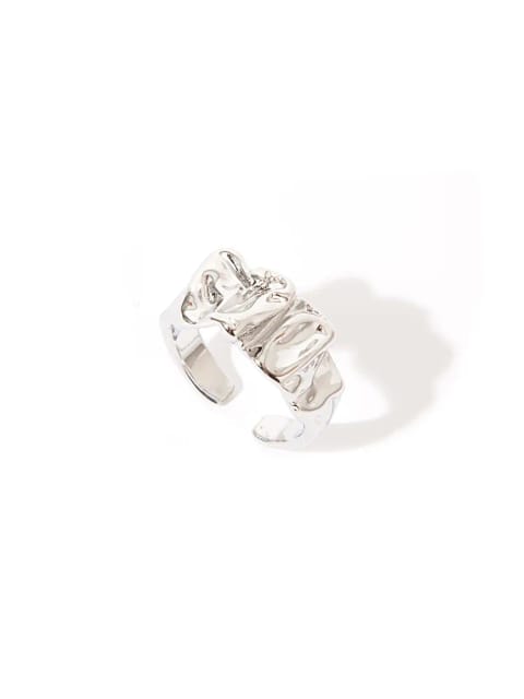انگشتر طرح انتزاعی - Silver