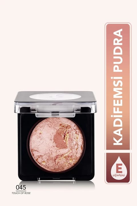 رژ گونه پختهای درخشان Flormar - Baked Blush-on - 045 Touch Of Rose