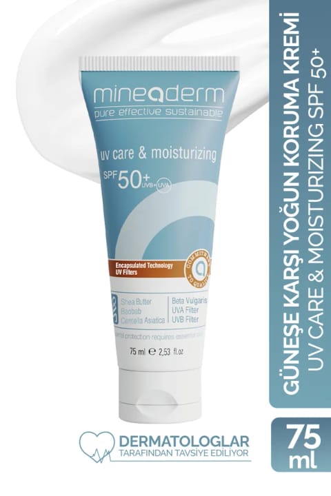 mineaderm کرم مراقبت آفتاب مرطوبکننده برای پوست خشک / UV Care & Moisturizing...
