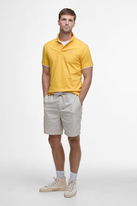 پولو یقه Barbour Active Tailored Fit YE51 Yellow
