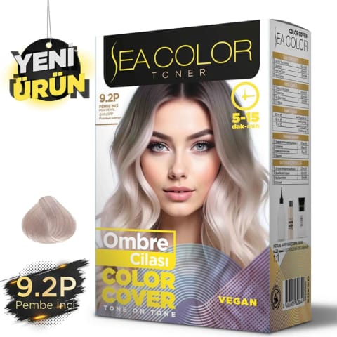 Sea Color Toner Ombre رنگ مو 9.2P صورتی مرواریدی