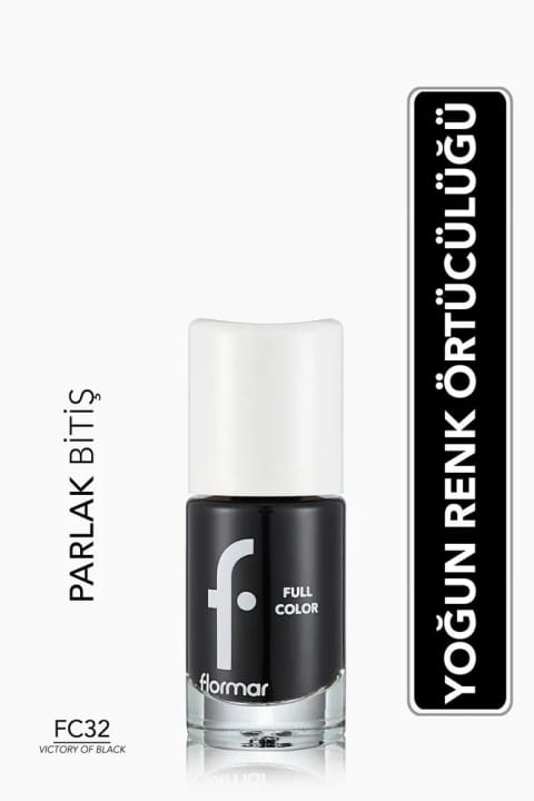 لاک براق با پیگمنت قوی فلورمار - Full Color Nail Enamel - Fc32 Victory Of B...