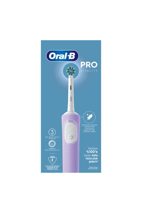 Oral-B D103 Vitality Pro Cross Action مسواک شارژی - بنفش لیلایی