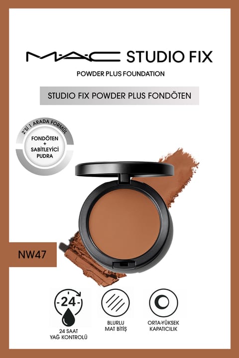 فونداسیون پودری M.A.C Studio Fix Powder Plus - NW47