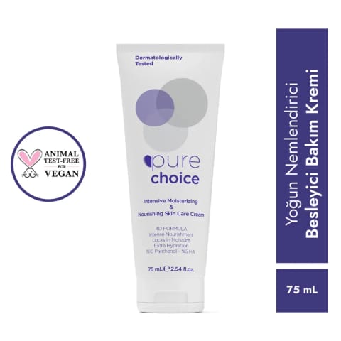 کرم مرطوب‌کننده و مغذی پوست Pure Choice 75ml