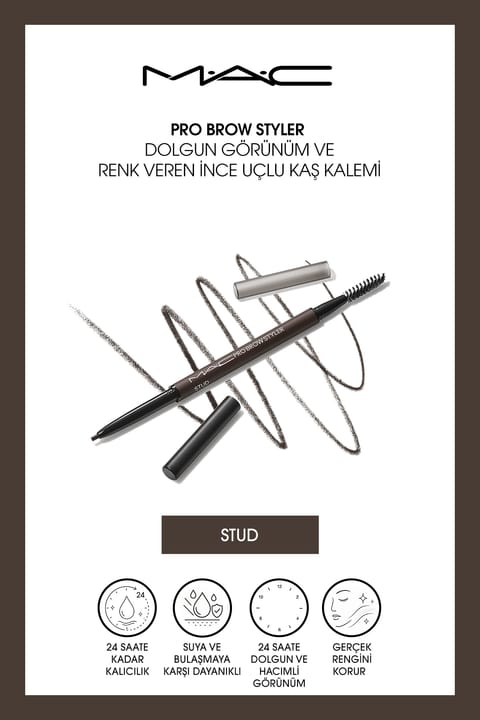 مداد ابروی نازک M.A.C Pro Brow Styler با ظاهر پرپشت و رنگ‌دهی - Stud