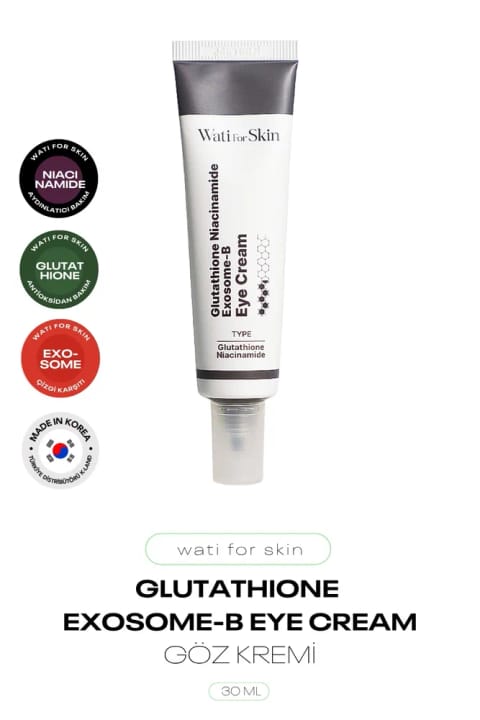 wati for skin کرم دور چشم روشنکننده با Glutathione و Niacinamide و Eksozom