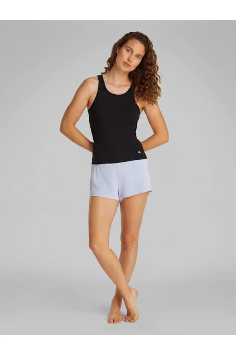 تیشرت رکابی زنانه Calvin Klein مدل SCOOP NECK COTTON سهتایی