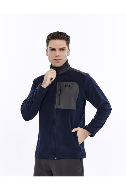 سویشرت پولار مردانه Helly Hansen مدل ساده سرمه‌ای HH..12009_HELLY HANSEN BLOCK...