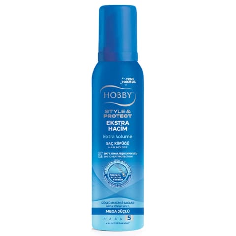 Hobby Style & Protect فوم حجم دهنده مو 150 میلیلیتر