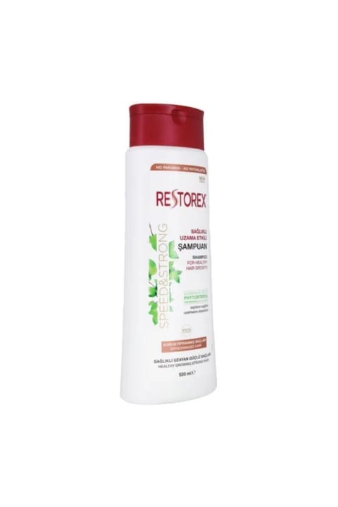 شامپو تقویت رشد مو Restorex مخصوص موهای خشک و آسیبدیده ۵۰۰ میلیلیتر