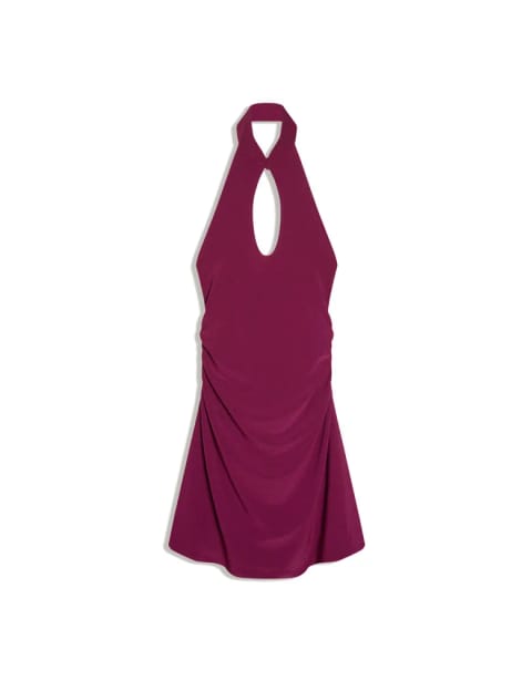 Halter Open Neckline Dress