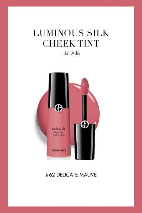 Giorgio Armani Luminous Silk Cheek Tint رژگونه مایع 62 Delicate Mauve