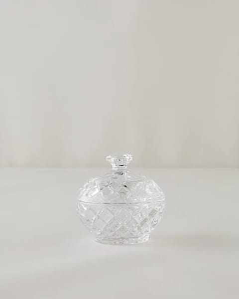 ظرف شکلات‌خوری شیشه‌ای Diamond Gleam 9,5×10 سانتی‌متر شفاف