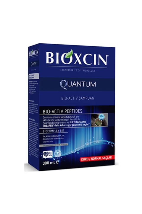 Bioxcin Quantum شامپو موی خشک و معمولی 300 میلیلیتر
