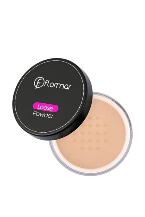 پودر مات ثابتکننده فلورمار - Loose Powder - 004 Beige Sand