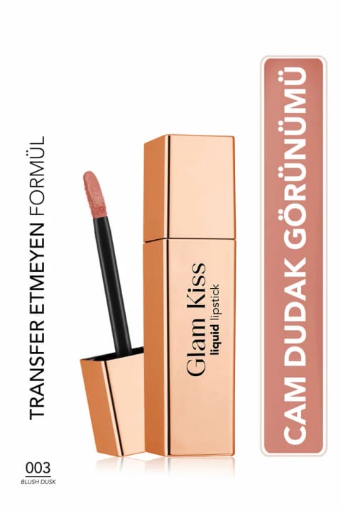 Flormar Glam Kiss براق کننده لب با رنگدانه بالا و مرطوب کننده شیشه‌ای