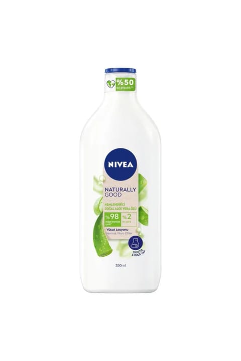 NIVEA لوسیون بدن Naturally با عصاره آلوئه ورا 350 میلیلیتر