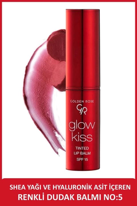 Golden Rose Glow Kiss بالم لب رنگی شماره 05