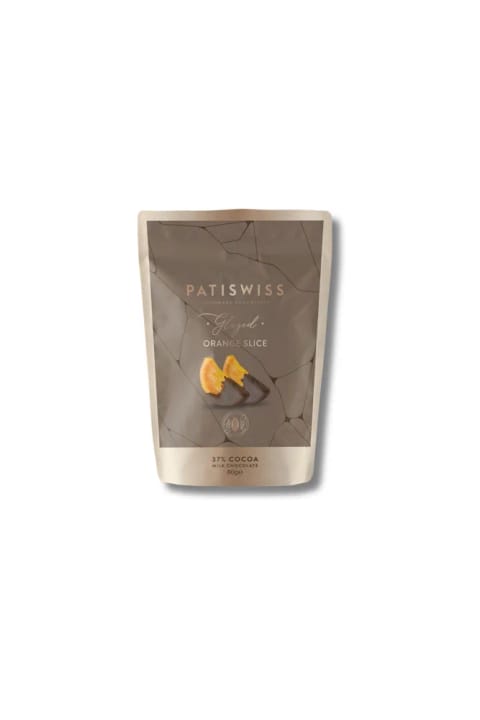 شکلات پرتقالی شیری گلِیزه Patiswiss، 80 گرم
