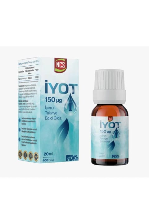 قطره ید 150 Mcg NCS مکمل غذایی 20ml FDA