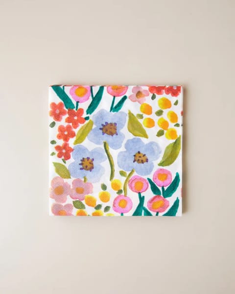 دستمال کاغذی Blossom Bloom بسته ۲۰ عددی ۳۳×۳۳ سانتی‌متر آبی - صورتی