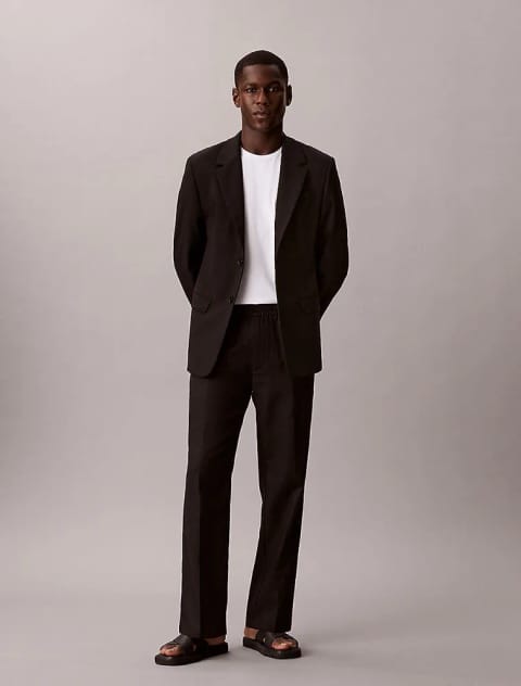 شلوار کتان راسته مردانه Calvin Klein