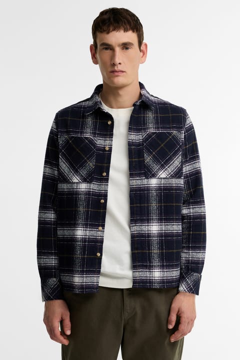 پیراهن Kidson Relaxed Barbour مدل NY74 رنگ سرمهای تیره