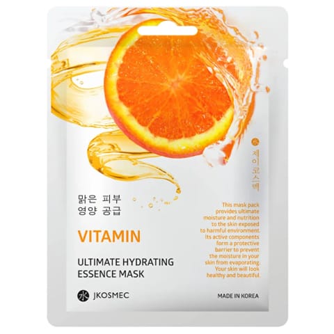 ماسک صورت ویتامینه آبرسان JKosmec مدل Hydrating Vitamin کره ۲۵ میلی‌لیتری