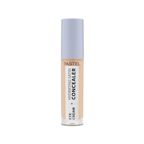Pastel Makeup To Skincare Eye Cream + Hydrating Satin Concealer - کرم دور چشم + کانسیلر ساتن آبرسان 65 Honeybun
