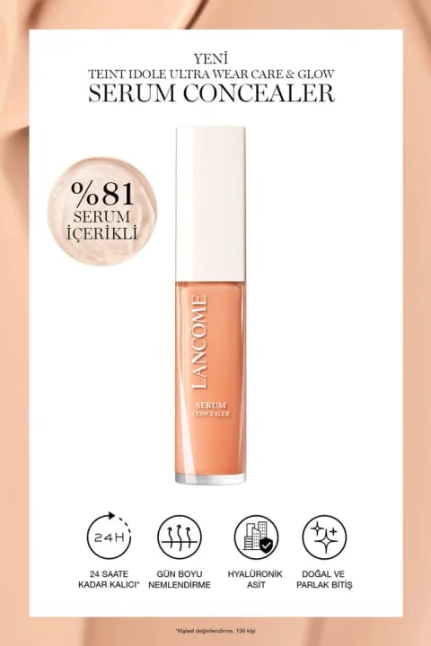 Lancome Teint Idole Ultra Wear Care & Glow کانسیلر سرم درخشانکننده 325...