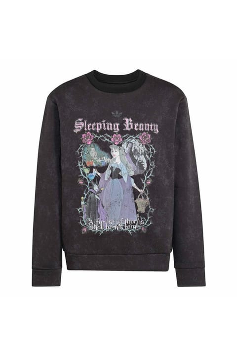 سویشرت آستینبلند adidas بچگانه طرح DISNEY VILLAINS مدل LOOSE WASHED GFX CREW کد KQ6084