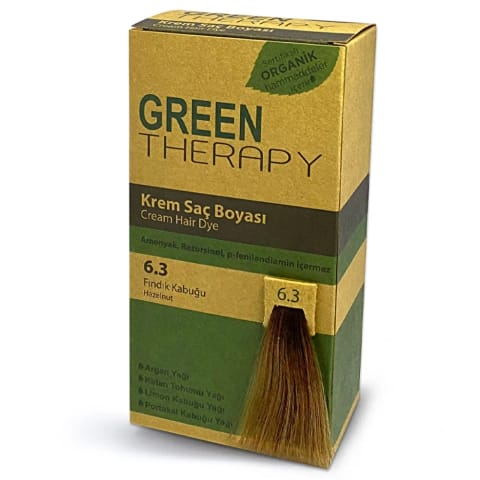 Green Therapy کرم رنگ مو 6.3 فندقی