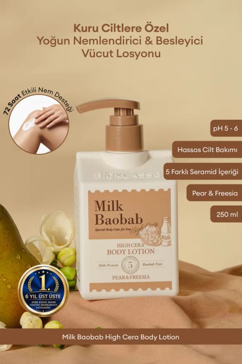 میلک بائوباب لوسیون بدن مرطوبکننده و مغذی High Cera