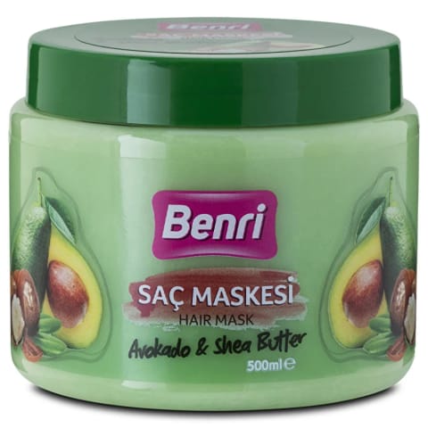 Benri ماسک مو شی باتر و آووکادو 500 میلی‌لیتر