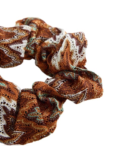 Large herringbone scrunchie
