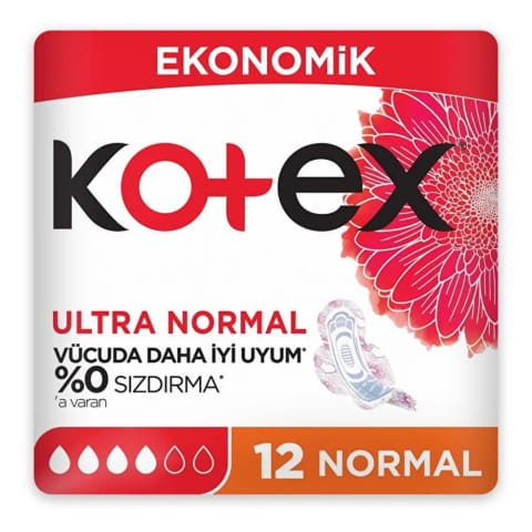 Kotex Ultra Double پد بهداشتی نرمال ۱۲ عددی