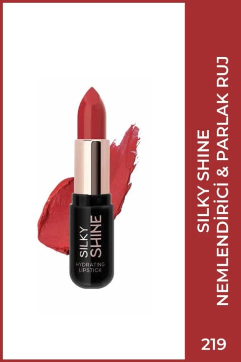Golden Rose Silky Shine Hydrating Lipstick - رژ لب مرطوبکننده شماره 219
