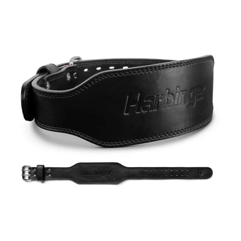 Harbinger Pro Leather 7mm کمربند وزنه برداری چرم مشکی