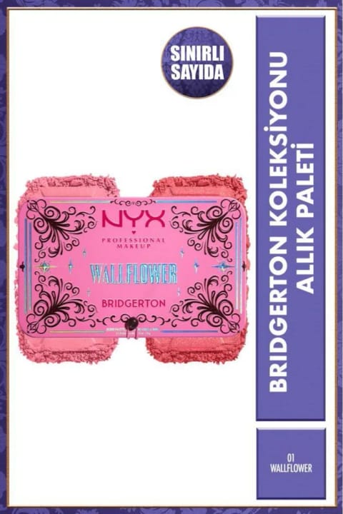 NYX Professional Makeup پالت رژگونه Bridgerton - 01 Wallflower