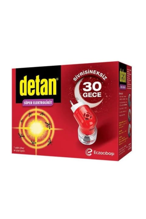 Detan Elektroli+F2 ست دستگاه + یدکی 30 شب