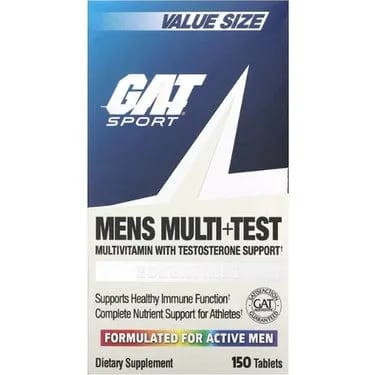 مولتی ویتامین مردانه GAT Sport با Tribulus و Test 150 قرص