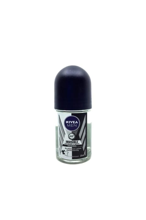 NIVEA Roll-On Invisible Black & White مردانه ۲۵ میلیلیتر