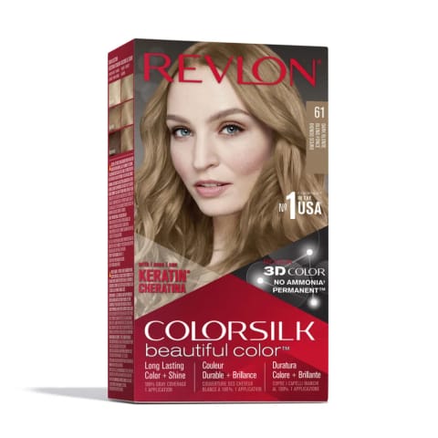 Revlon ColorSilk Beautiful Color رنگ مو 61 بلوند تیره