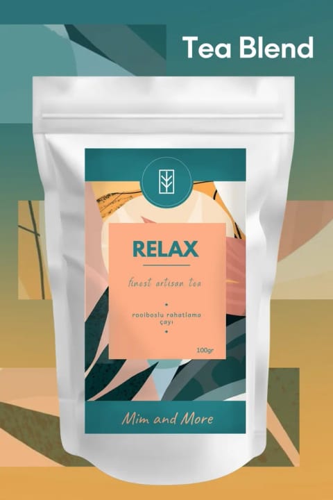 Mim and More Relax Tea - چای گیاهی رویبوس، 100 گرم