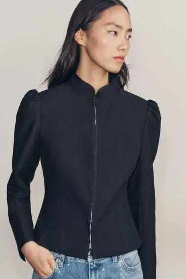 Zara ژاکت ژاکارد ZW Collection