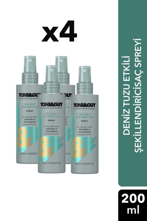 Toni&Guy اسپری حالت‌دهنده مو با اثر نمک دریا 4×200 میلی‌لیتر