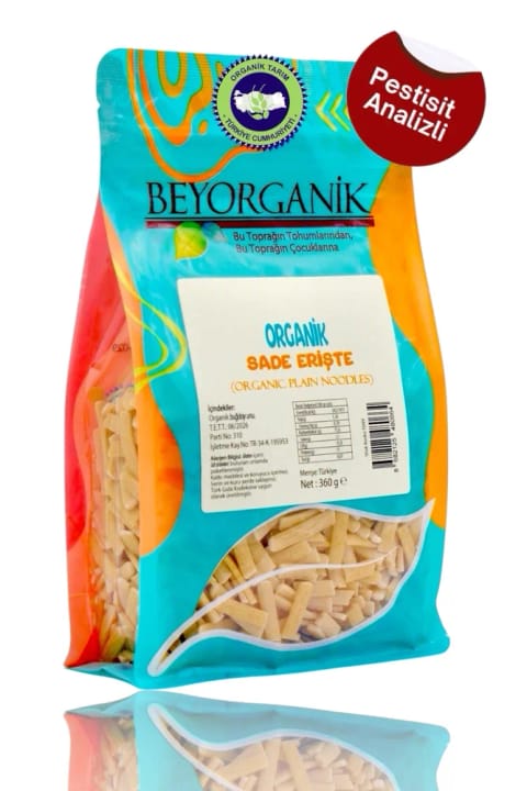 BEYORGANİK نودل ارگانیک ۳۶۰ گرم (دارای آنالیز سموم)